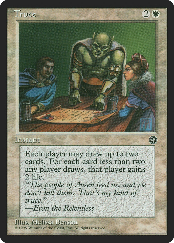 Truce (Damaged) Homelands HML Magic MTG - Image 1 of 1