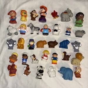 Lote de figuras y animales de plástico vintage Fisher Price Tonka Little Tikes - Imagen 1 de 18