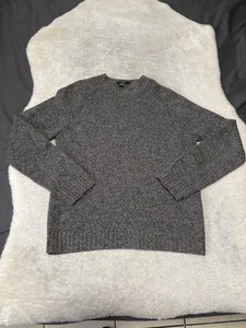 J Crew Herren Small Heather Gray 100% Wolle Sweatshirt Langarm - Bild 1 von 6