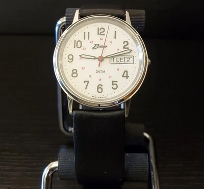 Reloj de cuarzo Swiss Belair S/S 24 horas esfera/RR estilo aprobado ETA 955.124 7J década de 1990 Foto 1 de 4