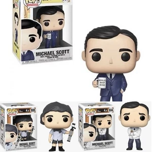Funko Pop! The Office Michael Scott 3 Piece Lot With Protectors  - Picture 1 of 4