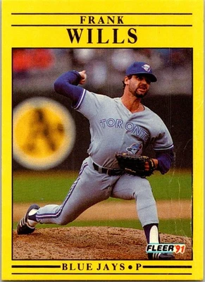 1991 Fleer #191b Frank Wills - Image 1 of 2