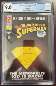 Original DC Comics Adventures of Superman Comic #501 - Bild 1 von 4