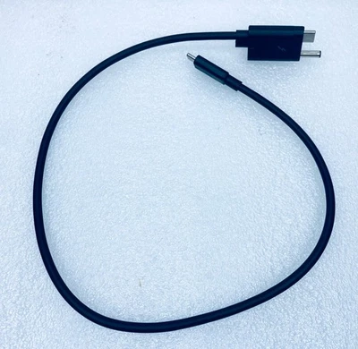 22" Thunderbolt 3 Black Cable AC+USB-C To USB-C - Guaranteed To Work - Image 1 of 4