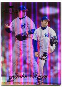 1998 Topps Gold Label HIDEKI IRABU Error True #'d 1/1 JOHN AVERY Foil Name SP - Picture 1 of 2