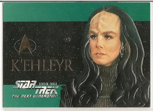Star Trek TNG Next Generation Season 3 Embossed Chase Card S18 K'Ehleyr - Bild 1 von 1