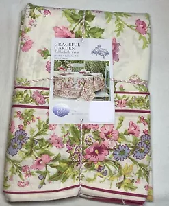 APRIL CORNELL TISCHDECKE 60 X 102 ANMUTIG GARTEN BAUMWOLLE SITZE 8-12 NEU IN VERPACKUNG - Bild 1 von 2