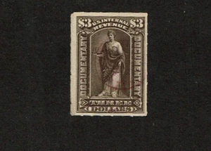 1898 U.S. Documentary Commerce Series $3 Dk Brn Sc#R174 M/NG as Issued ** - Picture 1 of 2