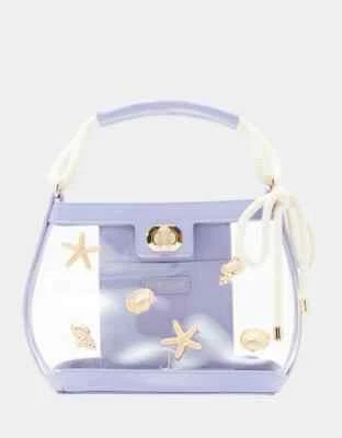 Betsey Johnson Seas The Day Summer Beach Purse Handbag Lilac NWT - Image 1 of 4