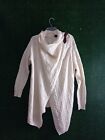 Polo By Ralph Lauren Extra Large Cable Knit Cowl Neck Poncho Cream Color Size...