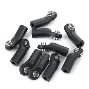 CW Bent Plastic M4 Link Tie Rod End Ball Head Joint for 1:10 SCX10 RC Crawler - Picture 1 of 23