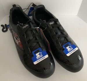 Boys Youth Starter Soccer Shoes Cleats Color Card Inserts Black Size 5 NEW