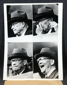 1957 News Photograph President Eisenhower Army Football Game Facial Expressions - Picture 1 of 3