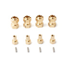 4Pcs Brass Extended Wheel Hex Hub Adapter 9750 for TRX4M -4M 1/18 RC Crawle X2A4