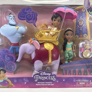 Disney Princess Jasmine Petite Deluxe Gift Set Aladdin Genie New W Magic Carpet - Picture 1 of 6