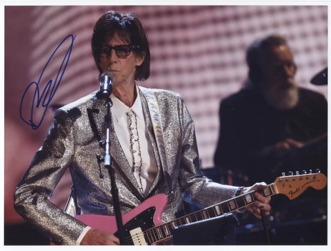 Ric Ocasek The Cars Signed 8" x 10" Photo + Hologram COA Cover