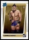 2022 Panini Chronicles Wwe Donruss Carmelo Hayes Rookie Rated Rookie