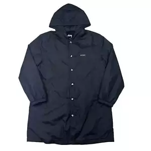 Stussy Black Lightweight Trench Jacket - Picture 1 of 5