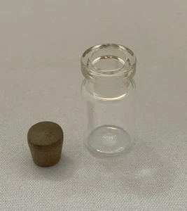 Dolls House Miniature 1/12th Scale Empty Glass Storage Jar and Stopper KA276 - Picture 1 of 2