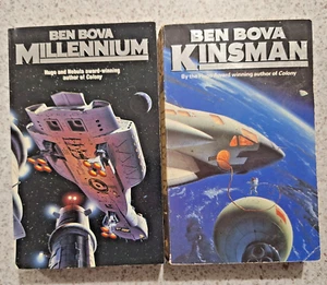 Ben Bova Millennium and Kinsman 2 paperbacks Good Condition - Picture 1 of 8