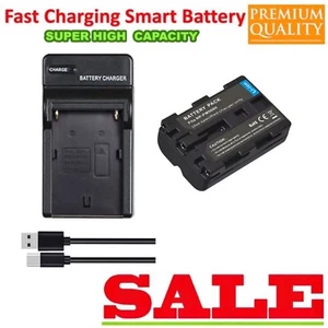 NP-FM500H Battery +Usb LED Charger For Sony A700 A900 A550 A99 A65 ILCA-77M2/A77 - Picture 1 of 7