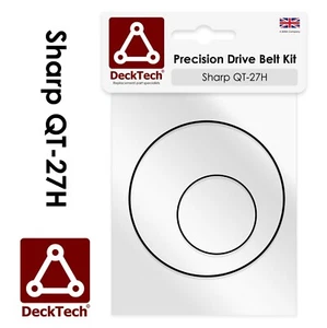 Cinturones de repuesto DeckTech™ para grabadora de casete afilada QT-27H QT27H QT 27H - Imagen 1 de 3
