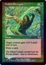4X Sudden Strength - Foil New MTG Judgment Magic