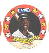 1990 MSA Holsum Discs Tony Gwynn #18 Padres