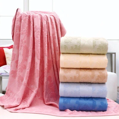 Chinese Towel Blanket Traditional Craft 100% Cotton Soft Blanket Throws Relief - Image 1 of 4