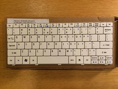 Acer Keyboard Inte White Acer-Fru KBI100A114 - Image 1 of 4