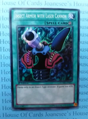 NUMH-EN057 Insect Armor with Laser Cannon Super Rare Yu-Gi-Oh Card 1st NM/LP New - Image 1 of 3