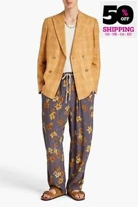 RRP €600 NANUSHKA Linen Woven Blazer Jacket IT46 US36 S Double-Breasted Lined - Picture 1 of 6