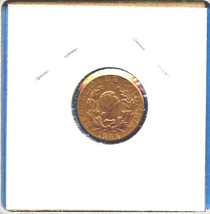1965 Republic of Columbia 1 Centavo Libertad 1 Cent #43 Copper Coin - Picture 1 of 3