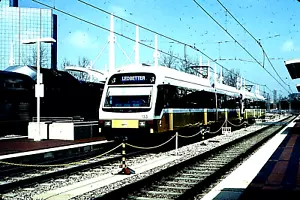 ORIGINAL KODACHROME SLIDE DART LRV #133 UNION STATION DALLAS, TX 11. MÄRZ 2008 - Bild 1 von 1