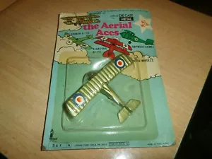 Larami Die Fuso Metallo THE AERIAL ACES blu FRANCESE NIEUPORT Aereo - Foto 1 di 1