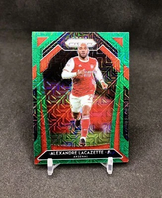 2020-21 Prizm Premier League Alexandre Lacazatte GREEN MOJO PRIZM REWARDS SSP 📈 - Image 1 of 4