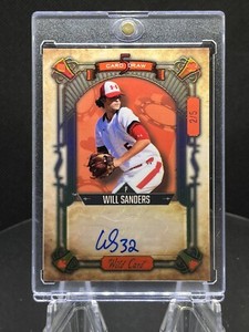 2023 Wild Card 5 Card Draw Will Sanders Auto /5 SSP