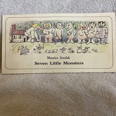 Vintage Seven Little Monsters Paperback Book By Maurice Sendak Pre-owned - Image 1 of 4