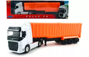 Camión de volteo Volvo FH Kiper modelo de camión sueco juguete fundido a presión escala 1:64 Welly - Imagen 1 de 8