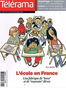 Telerama N°3164 4 Sep 2010 :L'ecole en France - Bild 1 von 1