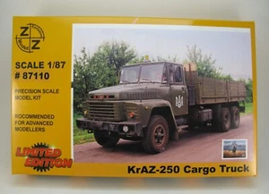 #87110 KrAZ - 250 Cargo Truck Z&Z Exclusive Modell-bausatz - 1:87 H0 - Picture 1 of 2