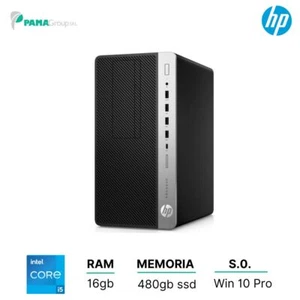 Pc Hp 600 G3 Tower, Core i5-6500 3.20 ghz, ram 16GB, 480gb ssd, Win 10 pro, R... - Foto 1 di 1