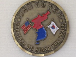 Challenge Coin US Army Eighth Army ROKA Support Group Token Flags - Bild 1 von 4