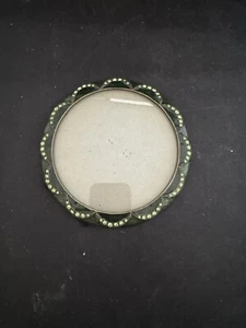 Picture Memory Frame Pendant Round Charm - Picture 1 of 2