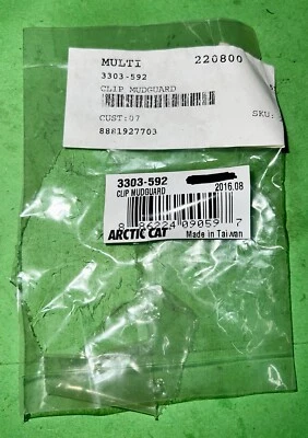 Clip guardabarros Arctic Cat OEM 3303-592 (paquete de 3) nuevo Foto 1 de 3