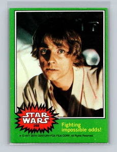 1977 Topps Star Wars Serie 4 #258 Fighting Impossible Odds! - Bild 1 von 2