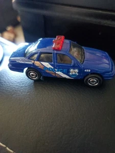 1988 Matchbox Blue Ford Crown Victoria, Police Car, 1:70 scale, Made in Thailand - Picture 1 of 4