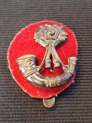 6º BATALLÓN REYES REGIMIENTO LIVERPOOL GORRA INSIGNIA EN DESLIZADOR ORIGINAL LAMBOURNE Foto 1 de 3