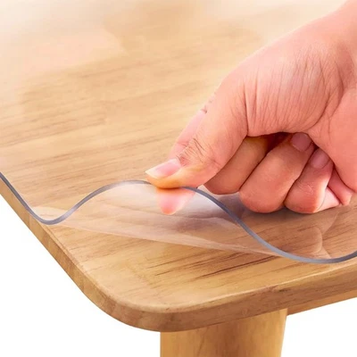 Tovaglia trasparente antimacchia in PVC plastificata protezione tavolo 1,5 MM - Immagine 1 di 4