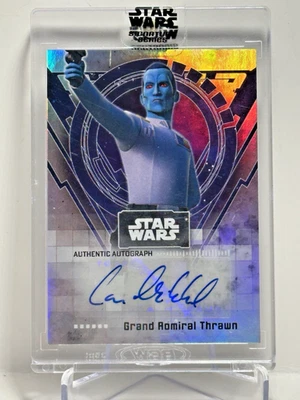 2022 Lars Mikkelsen as Grand Admiral Thrawn Topps Star Wars Signature Auto - Изображение 1 из 2